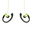 Reconnect Sporty EP SE-MIC Wired Earphone With Adjustable Ear lobes, 3.5 mm gold plated plug, Stereo headset with 3 months warranty, Green...
