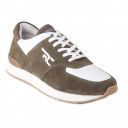 Red Chief Casual Outdoor Low Ankle Shoes for Men_RC3972_Olive-White...