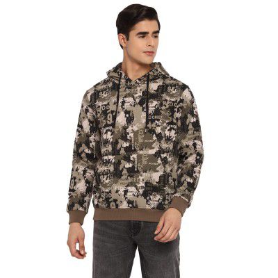 Red Chief Lt. Olive Full Sleeve Solid Regular Fit Cotton Poly Casual Sweat Shirt for Men (O8310022 G0044)