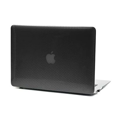 Red Lemon Honeycomb Matte Hardcase Case Cover for M1 MacBook Air 13 inch M1 A2337 A2179 [2020 2019 2018 Release] M1 A2337 A2179 A1932 with Retina Display Touch id MacBook Air Hard Cover Case (Black)