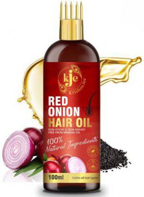 Red Onion Oil for Hair Regrowth, With Real Onion Extract Intensive Hair Fall Hair Oil (100 ml)