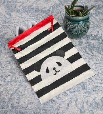 Red Printed Polyester 2 Drawer Organisers