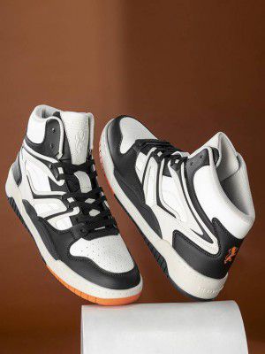 RED TAPE  Casual Sneaker Shoes for Men (White, Orange , 6)