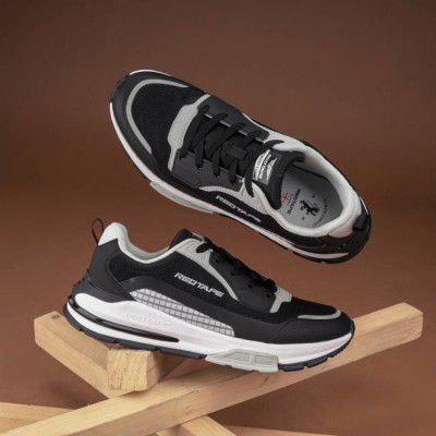 RED TAPE  Lifestyle Sneaker Shoes for Men | Elegantly Rounded Front, Soothing Insole Sneakers For Men  (Black , 7)