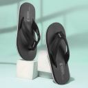 RED TAPE Men Flip Flops (Black, 9)...