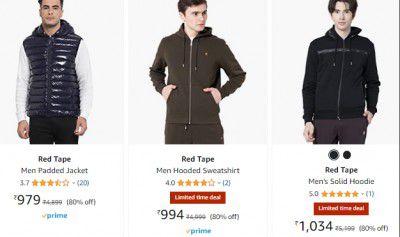 Red Tape Men Jacket Upto 80% Off
