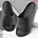 Red Tape  Men Slides (Black , 8)...