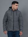 Red Tape Men Solid Hooded Padded Jacket...