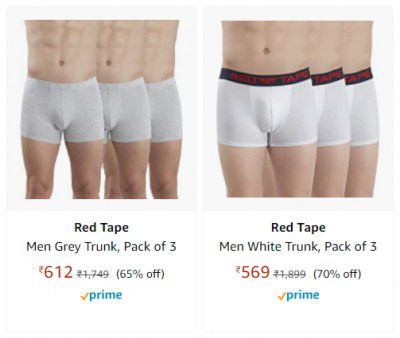 Red Tape Men Trunk upto 70% off