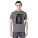 Red Tape Men's Charcoal Grey Graphic Print T-Shirt...