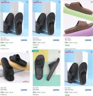 Red Tape Mens Footwear starts @RS 384