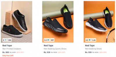 Red Tape Men's Shoes minimum 80% Off
