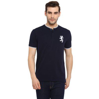 Red Tape Men's Solid Regular Fit Polo