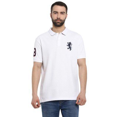 Red Tape Men's Solid Regular Fit Polo
