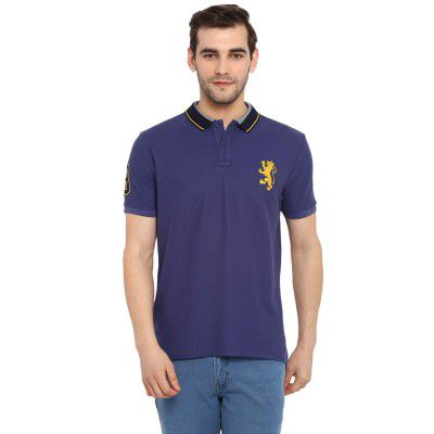 Red Tape Men's Solid Regular Fit Polo
