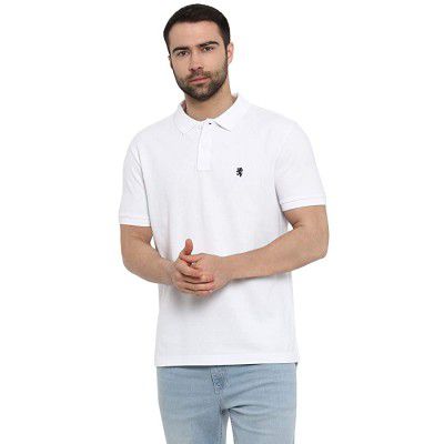 Red Tape Mens Solid Regular Fit T-Shirt