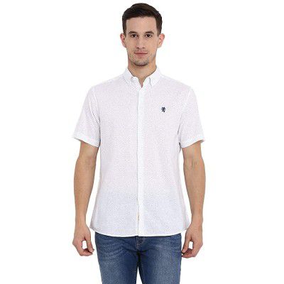 Red Tape Mens Striped Regular Fit T-Shirt