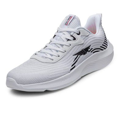 Red Tape Men's White Walking Shoes-10