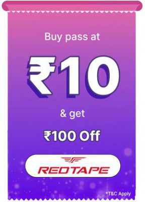 BBD Sale | Red Tape Pass only at Rs.10 and get discount of 25% upto Rs 100 