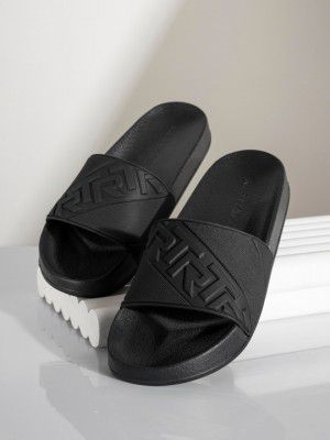 Red TapeMen Self Design Rubber Casual Sliders