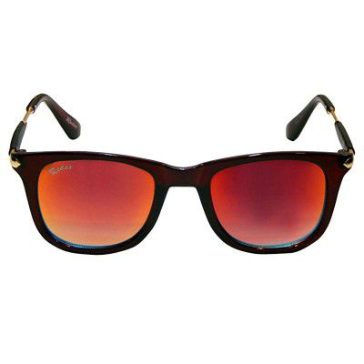 Redex Stylish Wayfarer Orange & Black Mercury Sunglasses For Unisex