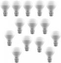 redfly 12 W Round B22 LED Bulb (White, Pack of 14)...
