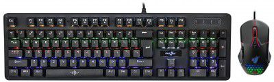 Redgear Shadow Amulet Mechanical Keyboard with Redgear A-15 RGB Gaming Mouse