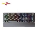 Redgear Shadow Blade Mechanical Keyboard with Spectrum LED Lights, Media Control Knob and Wrist Support (Black)...