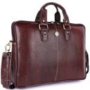 REDHORNZ Genuine Leather Floater Laptop Office Bag for Unisex Professionals, 15.6 inch...