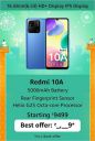Redmi 10A (6GB RAM | 128GB ROM) Starting @ ₹9,499...