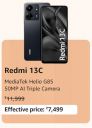 Redmi 13C @ ₹7,499 during Prime Day Sale...
