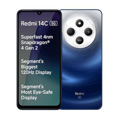 Redmi 14C 5G (Starlight Blue, 4GB RAM, 64GB Storage)