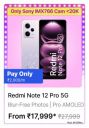 Redmi Note 12 Pro 5G @ ₹17,999 During Big Billion Days Sale...