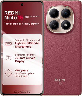 REDMI Note 15 SE 5G (Crimson Reserve, 128 GB + 6 GB RAM)