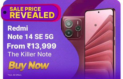 Big Billion Days Special : Redmi Note 15 SE to be priced at From ₹13999