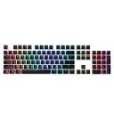 Redragon A130 Black Pudding Keycaps, 104 Keys Standard Doubleshot PBT Keycap Set w/Translucent Layer for Mechanical Keyboard, OEM Profile, English (US) ANSI Layout...