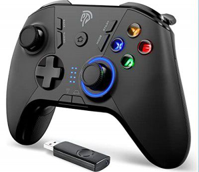 REDSTORM Easysmx Wireless Gaming Controller For Windows Pc/Steam Deck/Ps3/Android Tv Box,Dual Vibrate Plug And Play Gamepad Joystick With 4 Customized Keys, Battery Up To 14H,Work For Nintendo Switch