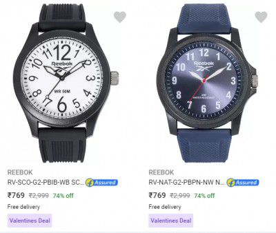 Reebok Wrist Watches upto 75% off