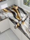 REENTA Marble Wallpaper for Home Walls – Removable Self-Adhesive, Stunning Marble Effect Design (60x200cm) (New Rose Gold)...