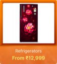 Refrigerators starts from Rs. 12999 on Flipkart Big Billion Days Sale...