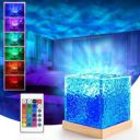 Refulgix Projector Lights Ocean Wave, Table Lamp  (20 cm, Water Wave Crystal Lamp)...