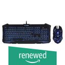 (Refurbished) Cosmic Byte Dark Matter Gaming Keyboard and Mouse Combo, 3 Color LED Backlight, Upto 2400 DPI 5 Button LED Mouse (Black)...