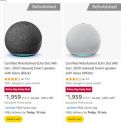 Certified Refurbished Echo Dot (4th Gen) | Smart speaker with Alexa...