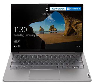 (Refurbished) Lenovo ThinkBook 13s Intel 11th Gen Core i7 13.3"(33.78 cm) WQXGA IPS 300 nits 100% sRGB Dolby Vision Thin and Light Laptop (16GB/512GB SSD/Windows 10 Professional/Mineral Grey/1.26 
