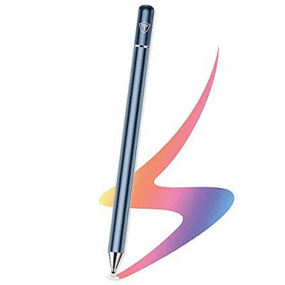 (Refurbished) Tukzer Capacitive Stylus Pen for Touch Screens Devices, Fine Point, Lightweight Metal Body with Magnetism Cover Cap for Smartphones/Tablets/iPad/iPad Pro/iPhone (Grey)