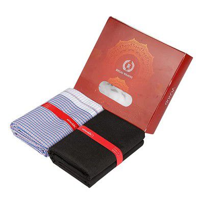 Regal Weaves By Arvind Fabric Gift Box (Unstitched, Multicolor, Free Size) - Pack of 10(FC-2) (FABPACKCHAR-2)