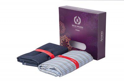 Regal Weaves by Arvind Fabric Gift Box (Unstitched, Multicolor, Free Size)