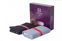Regal Weaves by Arvind Fabric Gift Box (Unstitched, Multicolor, Free Size)- Single Pair Pack (FABPACKDES-8)...
