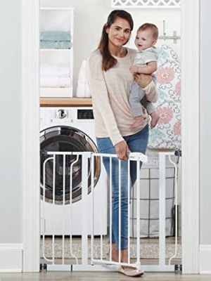 Regalo Easy Step Walk Thru Gate, White