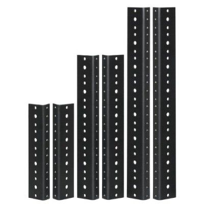 Reliable Hardware Company RH-8-SRR-A 8U Full Hole 8 Space Rack Rail Pair